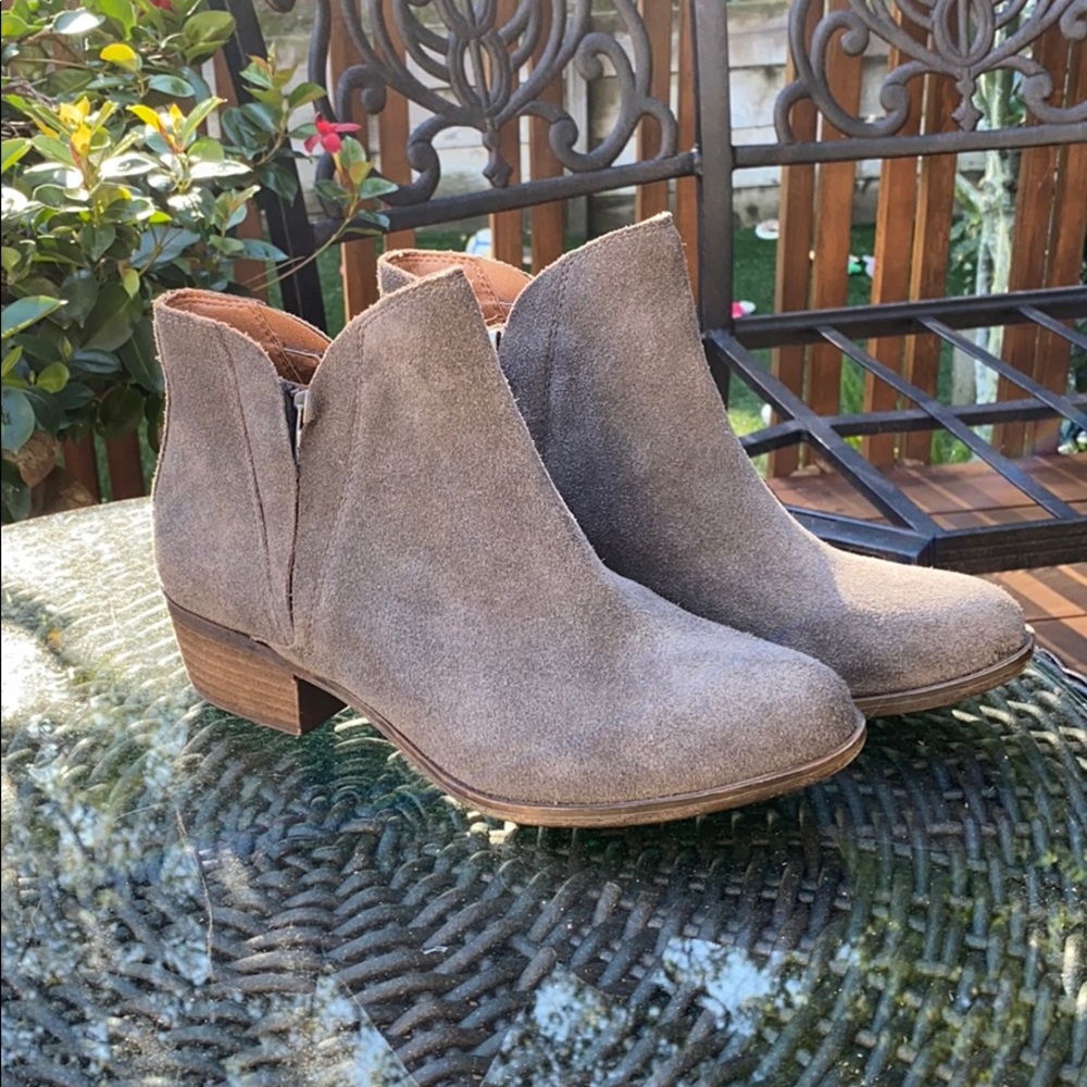 Lucky Brand Suede Booties